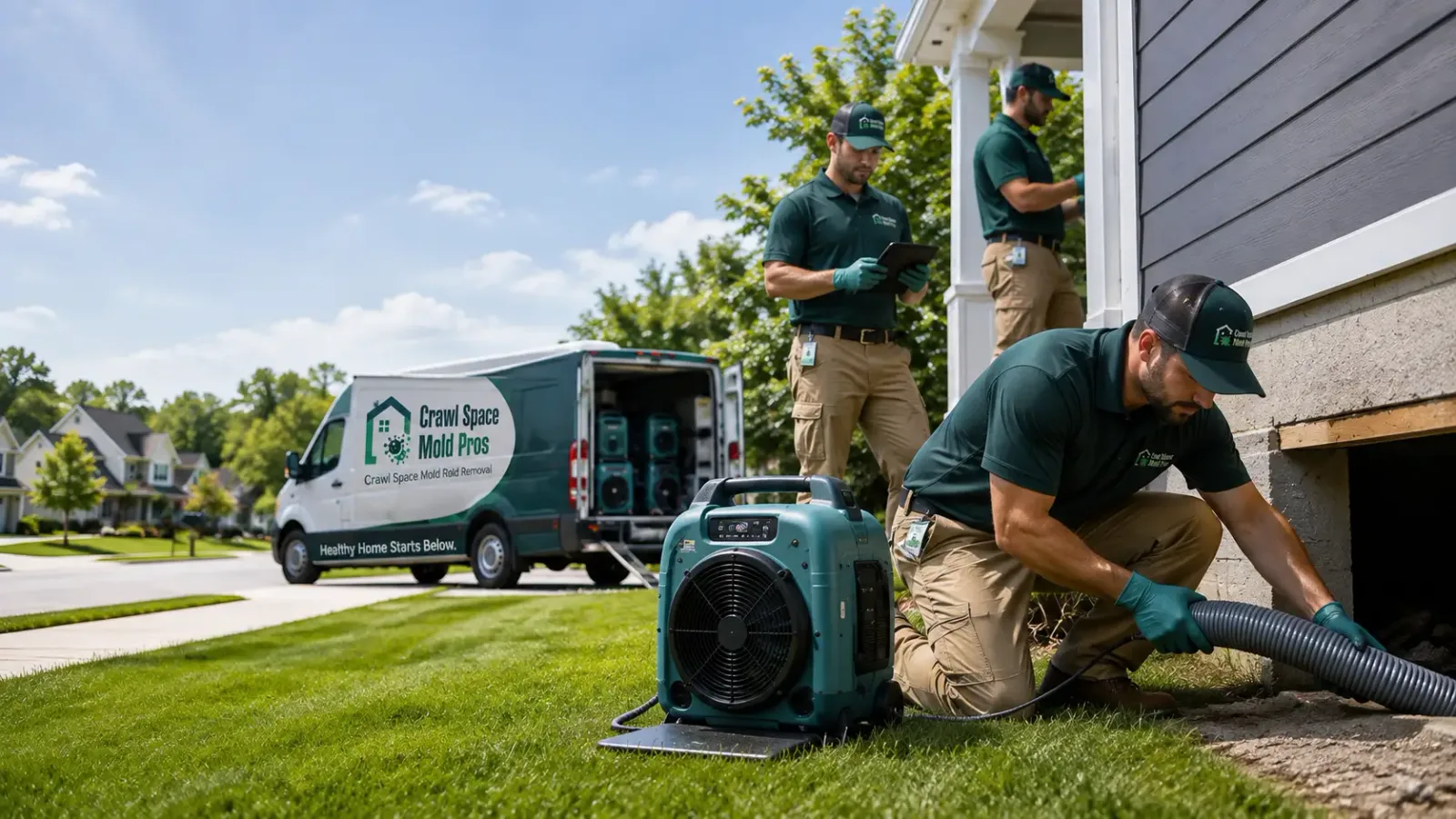 Crawl Space Mold Removal in Swanton, NE